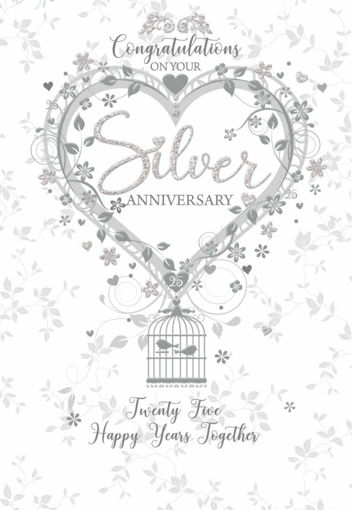 Picture of SILVER ANNIVERSARY CARD
